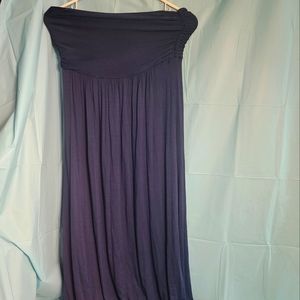 Blue strapless dress gabriella rocha